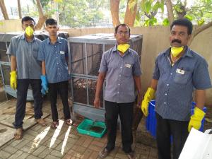 trained housekeeping staff